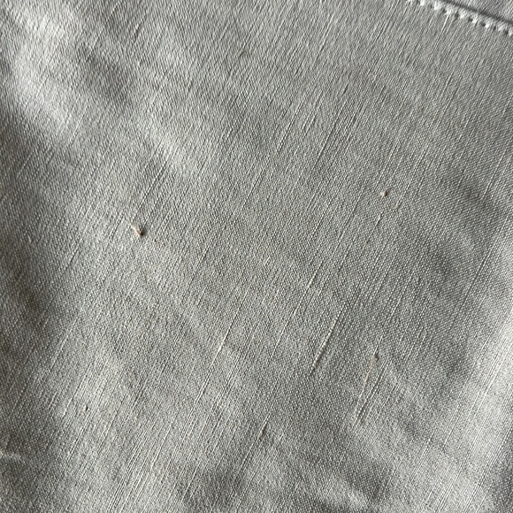 Theory Curtis Linen Blend Shorts Tapir Brown Taupe - Picture 10 of 10